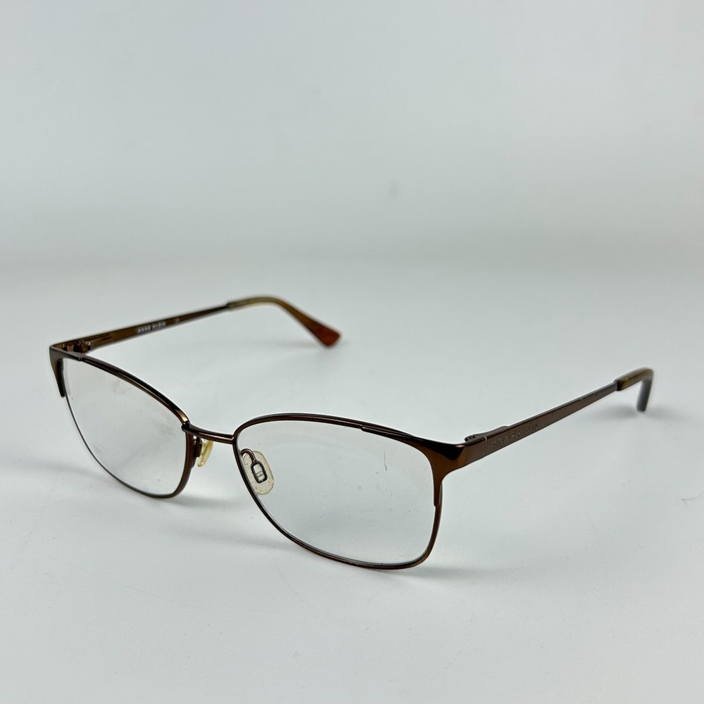 Anne Klein AK5053 200 Mocha Women Eyeglasses Frame Brown Half Rim 54-15-135 mm